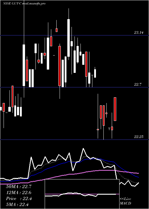  Daily chart GabelliUtility