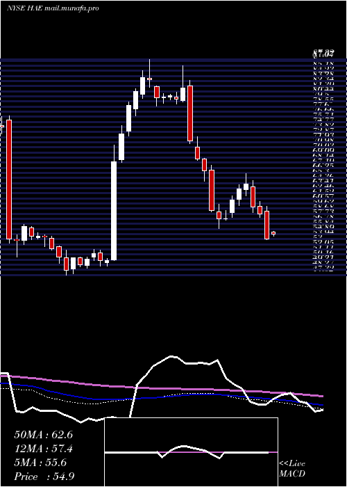  weekly chart HaemoneticsCorporation