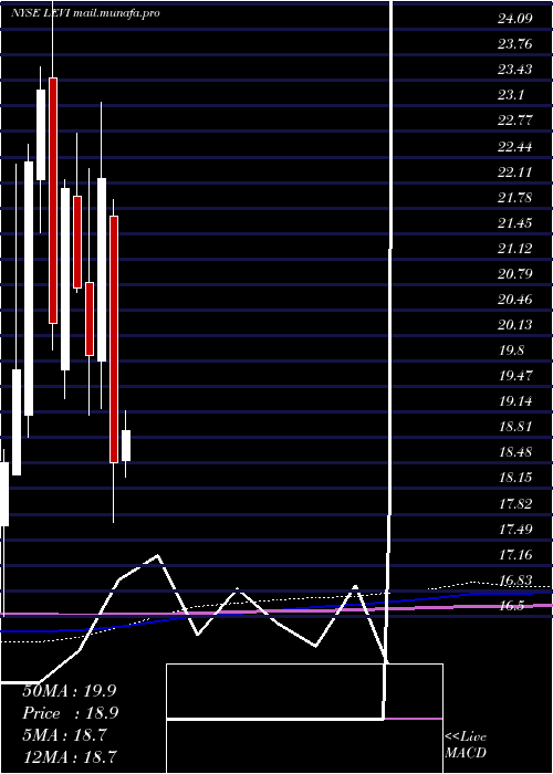  monthly chart LeviStrauss