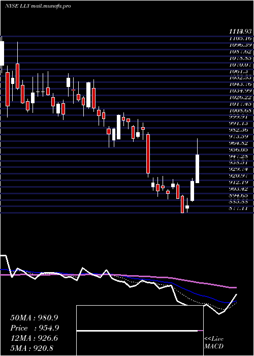 Daily chart EliLilly