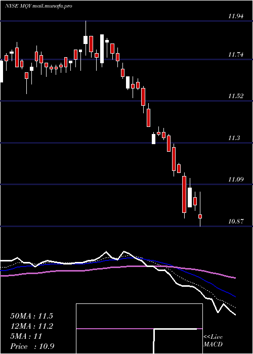  Daily chart BlackrockMuniyield