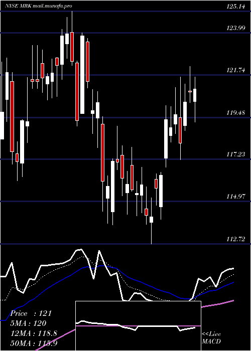  Daily chart MerckCompany