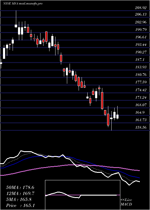  Daily chart MsaSafety