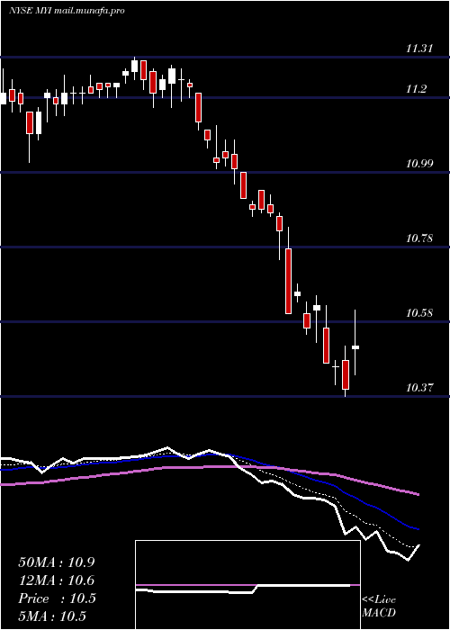  Daily chart BlackrockMuniyield