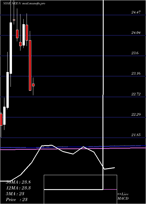  monthly chart NexteraEnergy