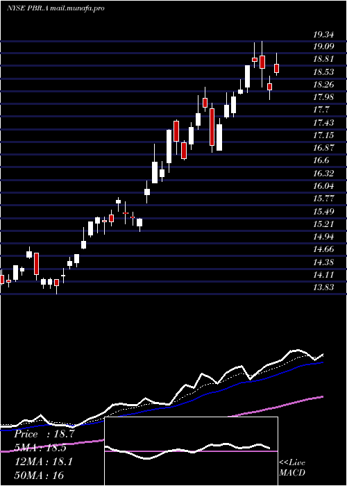  Daily chart PetroleoBrasileiro
