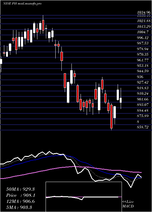  Daily chart ParkerHannifin