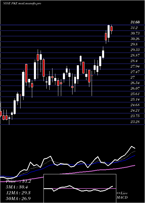  Daily chart ParkElectrochemical
