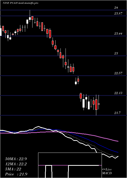  Daily chart PublicStorage