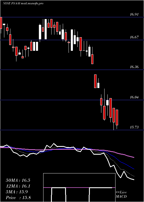  Daily chart PublicStorage