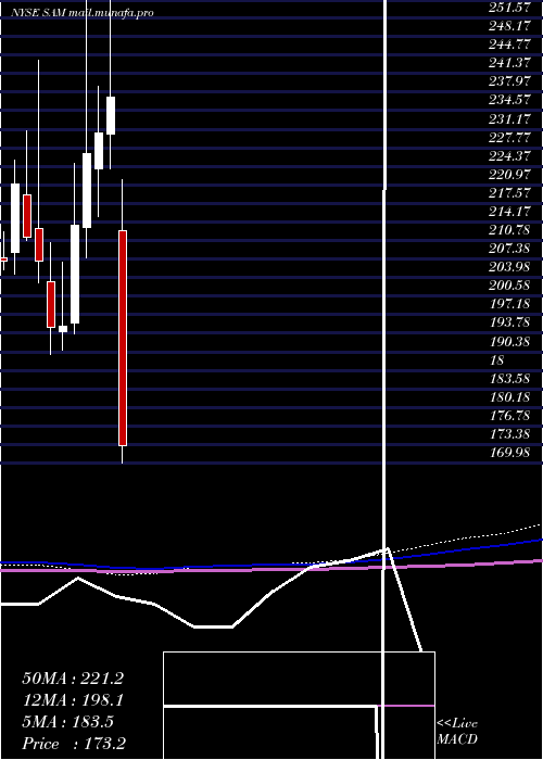  monthly chart BostonBeer