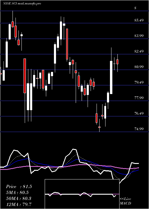  Daily chart ServiceCorporation