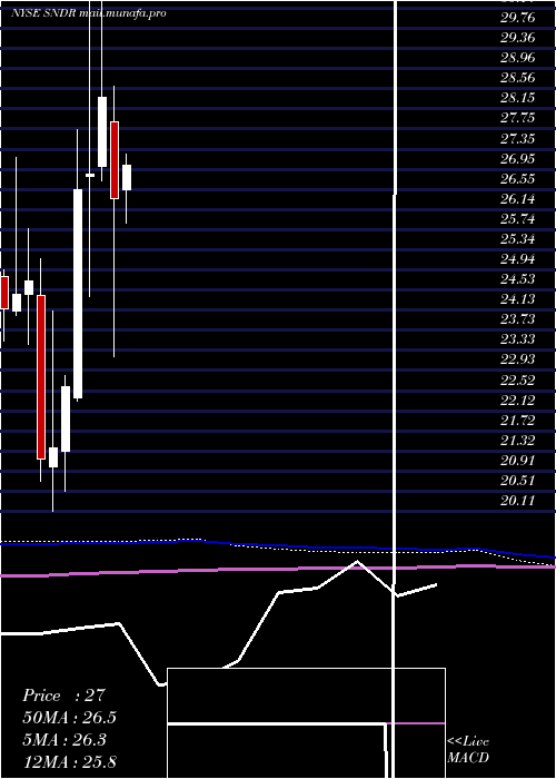  monthly chart SchneiderNational