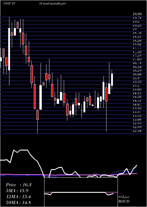  weekly chart TeamInc