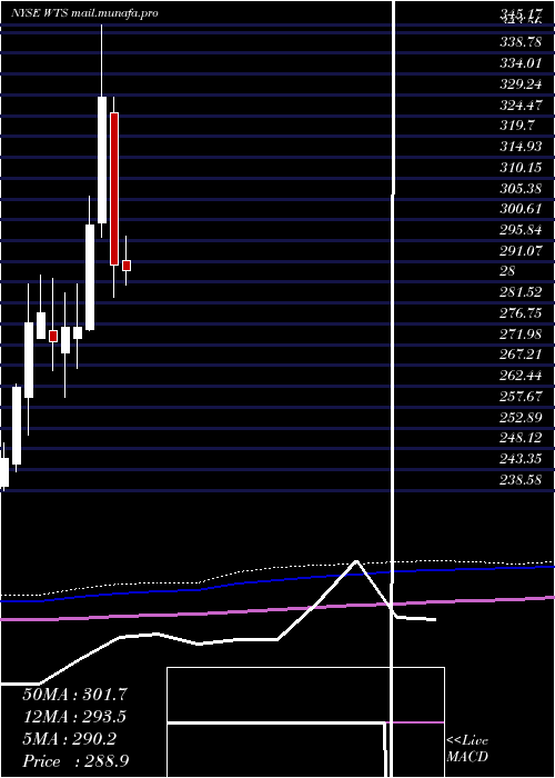  monthly chart WattsWater