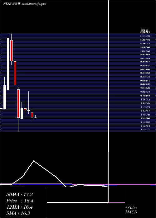  monthly chart WolverineWorld