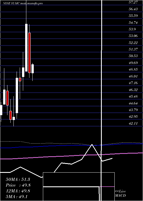  monthly chart YumChina