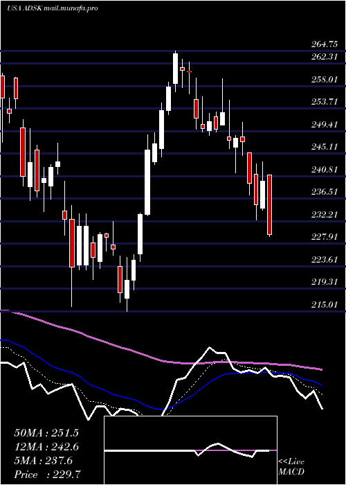  Daily chart AutodeskInc