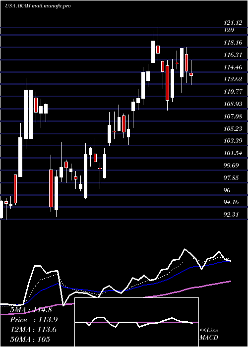  Daily chart AkamaiTechnologies