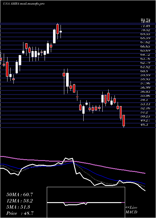  Daily chart AmbarellaInc