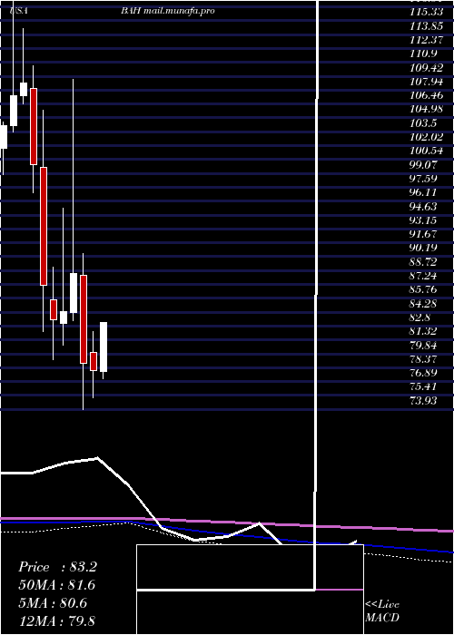  monthly chart BoozAllen