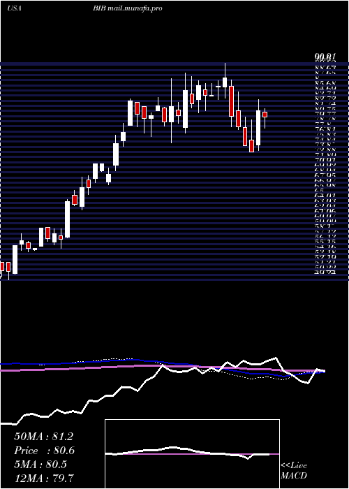  weekly chart ProsharesUltra