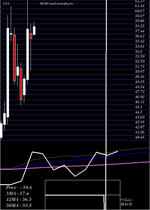  monthly chart BlueBird