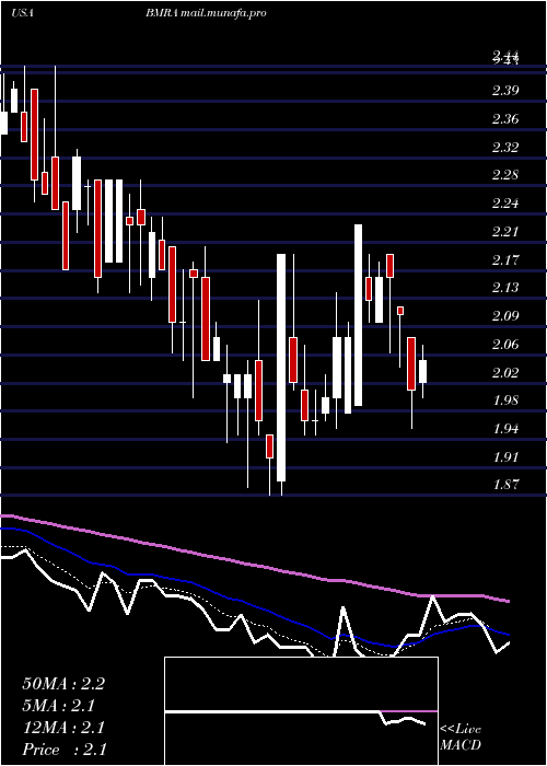  Daily chart BiomericaInc