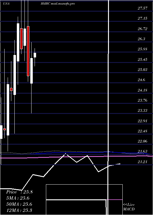  monthly chart BankMarin