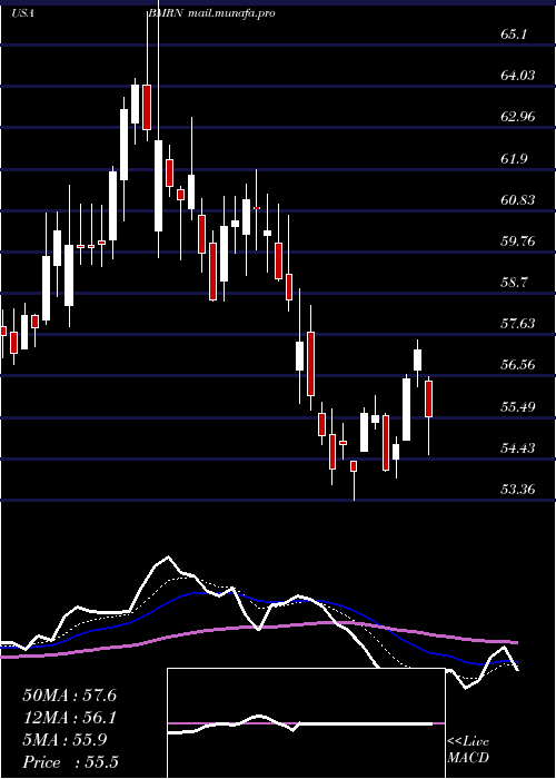  Daily chart BiomarinPharmaceutical