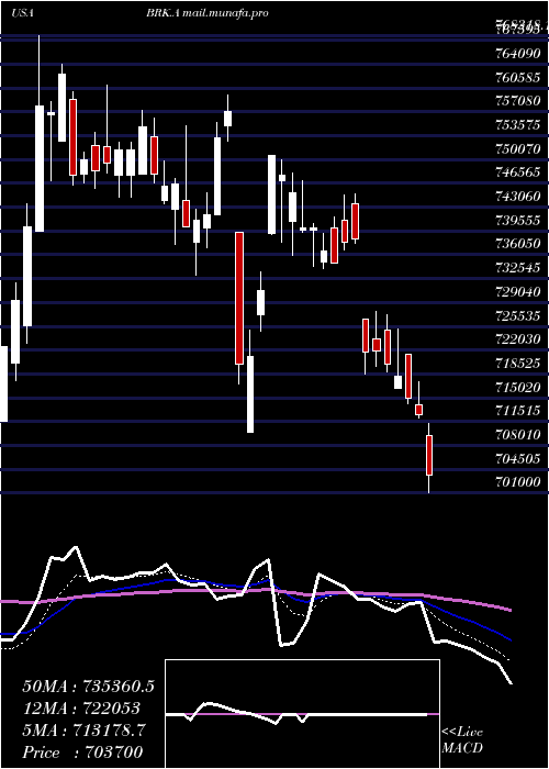  Daily chart BerkshireHathaway