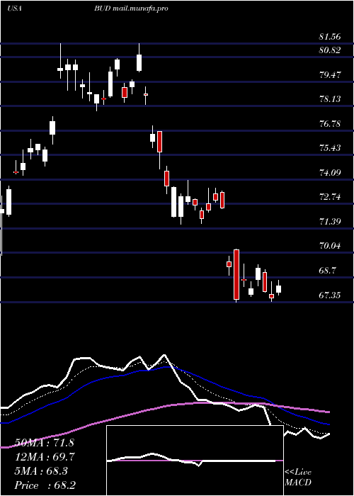  Daily chart AnheuserBusch