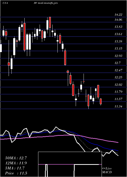  Daily chart BrightviewHoldings