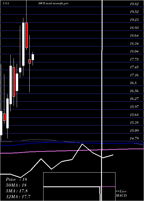  monthly chart BridgewaterBancshares