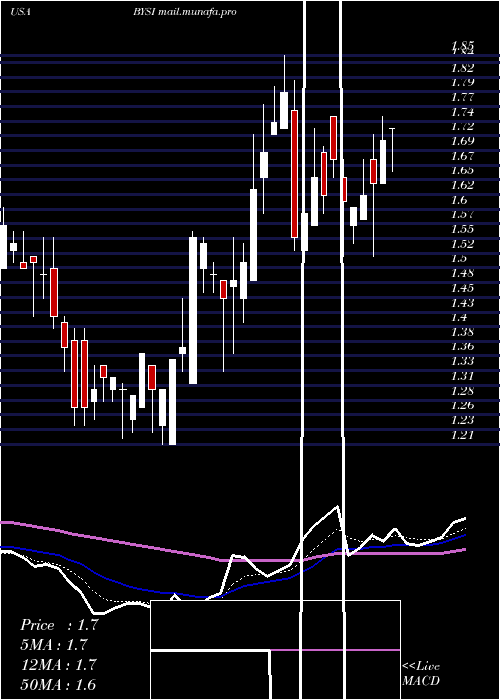  Daily chart BeyondspringInc
