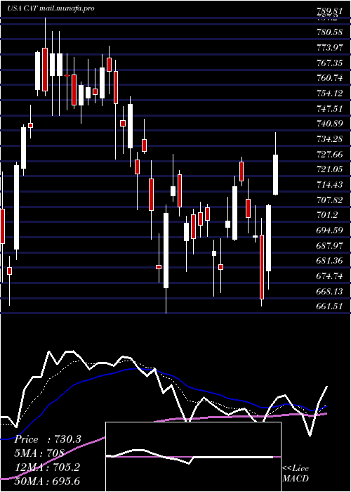  Daily chart CaterpillarInc