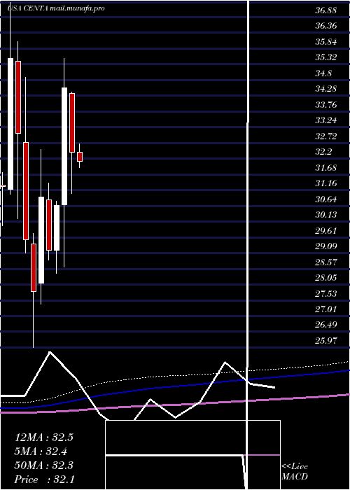  monthly chart CentralGarden