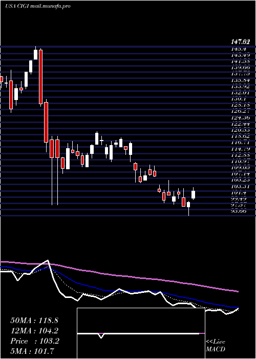  Daily chart ColliersInternational
