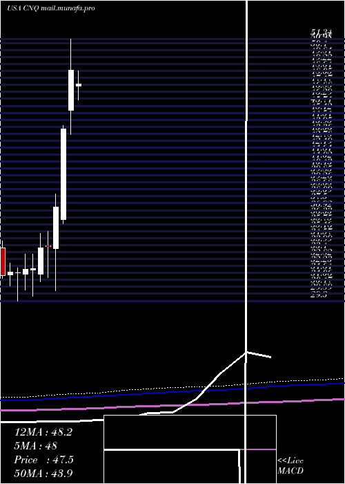  monthly chart CanadianNatural