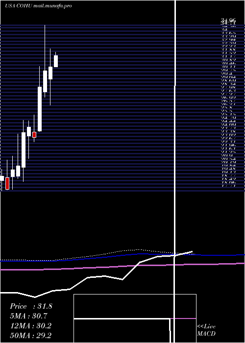  monthly chart CohuInc
