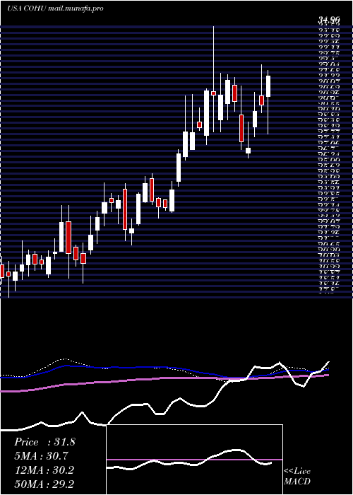  weekly chart CohuInc