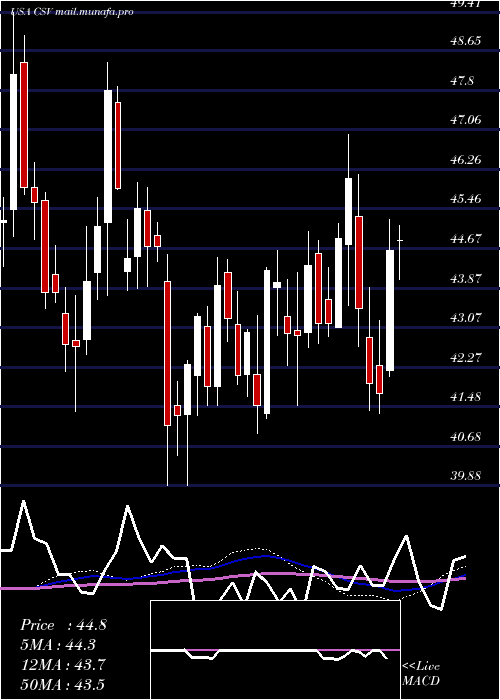  weekly chart CarriageServices