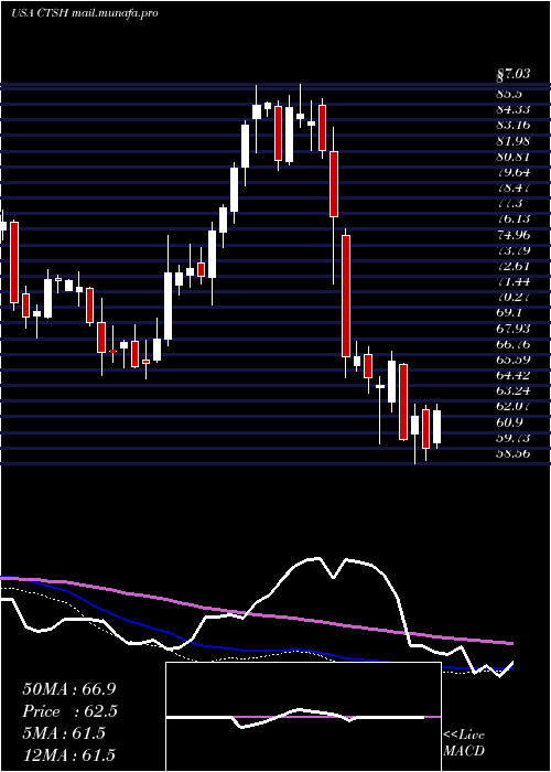  weekly chart CognizantTechnology