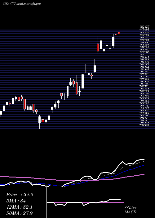  Daily chart CvrEnergy