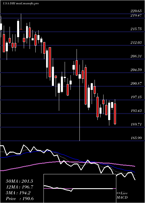  Daily chart DardenRestaurants