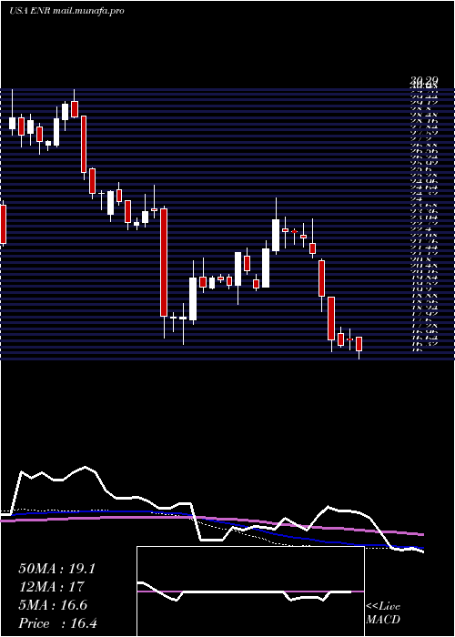  weekly chart EnergizerHoldings