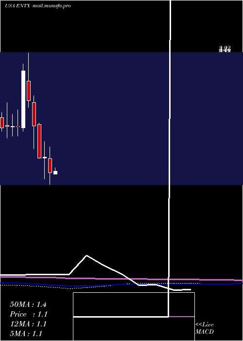  monthly chart EnteraBio