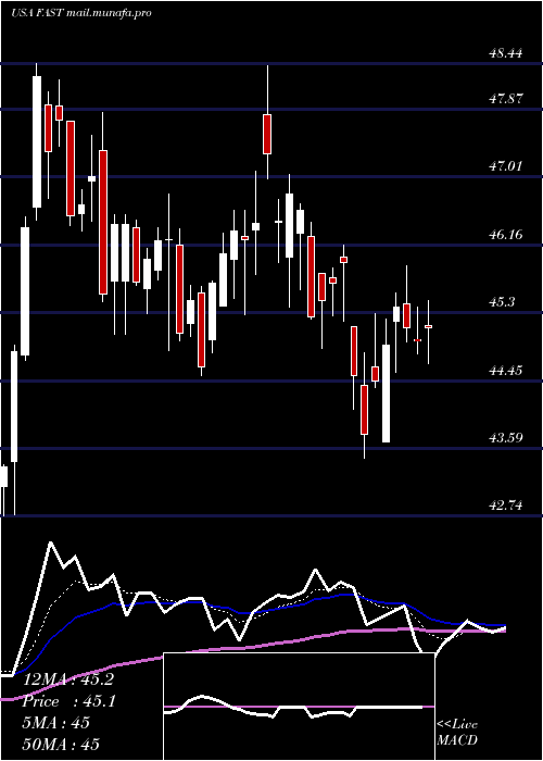  Daily chart FastenalCompany