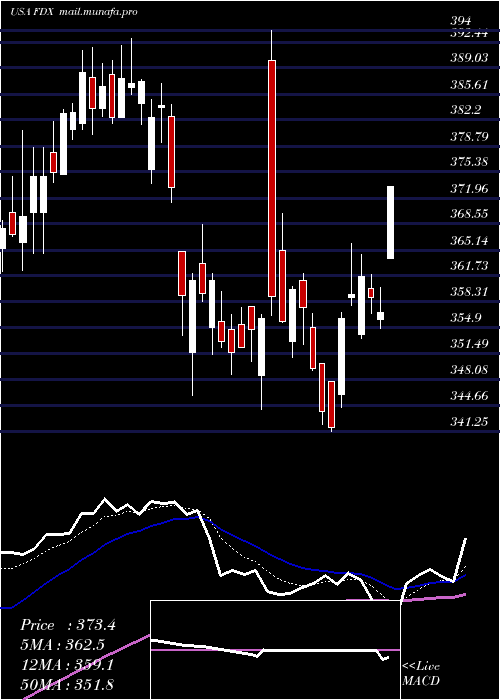  Daily chart FedexCorporation