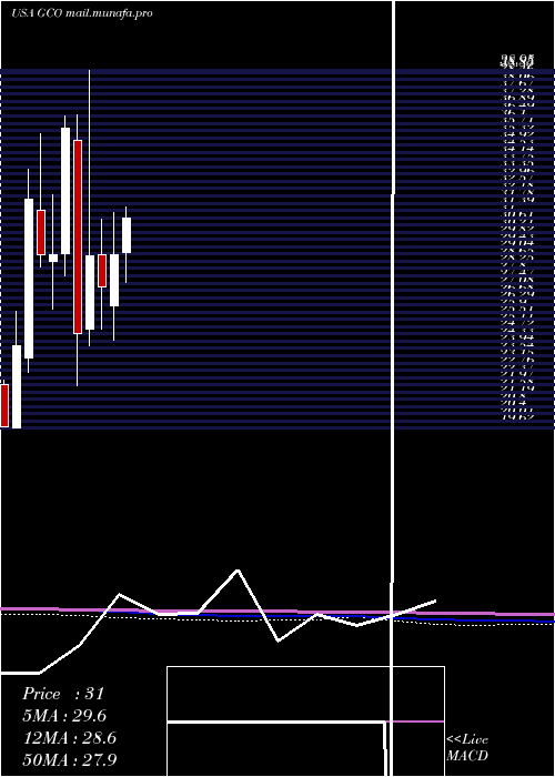  monthly chart GenescoInc